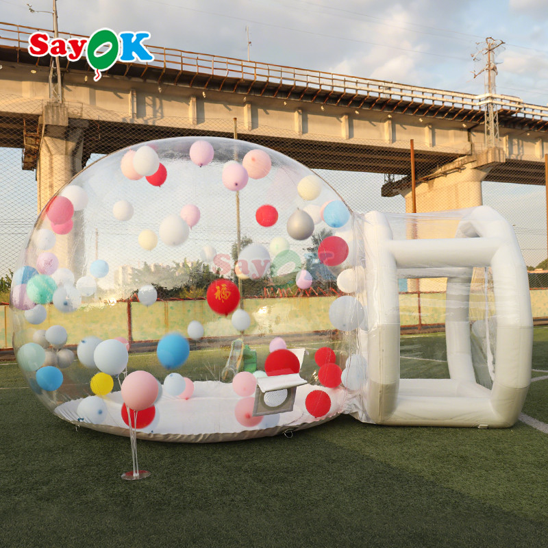 Sayok 海外倉庫 透明バブルハウス インフレータブル子供用バブルハウス テント パーティー用