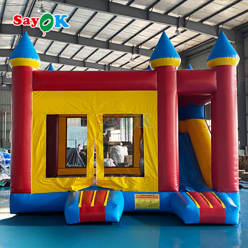 Sayok バウンスキャッスル インフレータブル アウトドア 商用 PVC バウンスハウス コンボ 子供用