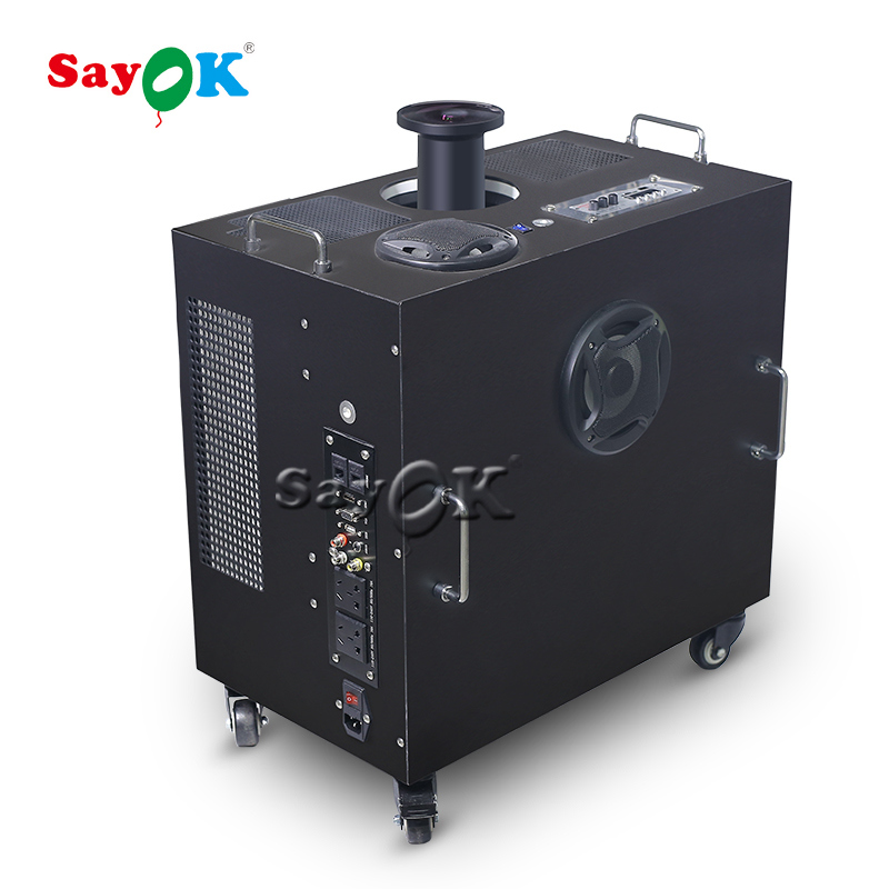 Sayok 6500LM ポータブルインフレータブルプラネタリウム、1年保証、HDフルドーム投影用4輪付き