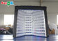 Photo Booth Decorations Advertising LED Light Inflatable Photo Booth V Sharp Silver Type Enclosure Tent