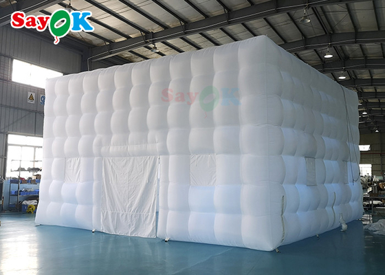 充気テント キャンプ 8x8x5m 充気ガーデンテント LED 屋外 充気マークイテント レンタル