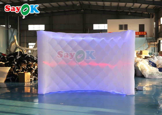 新しい魅力的なLED 充電式壁 充電式 LED ホワイト フォトブース イベント用壁