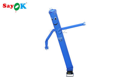 踊る空気男 5m の青い膨脹可能な空のダンサー/広告の踊る人の空気送風機