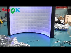 熱売 携帯型 曲げた 膨張型 展示用 フォトブース 背景壁