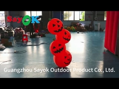 4.9ft パンプキン形 LED 膨らませられる 膨らませられる パンプキン ハロウィーンの装飾