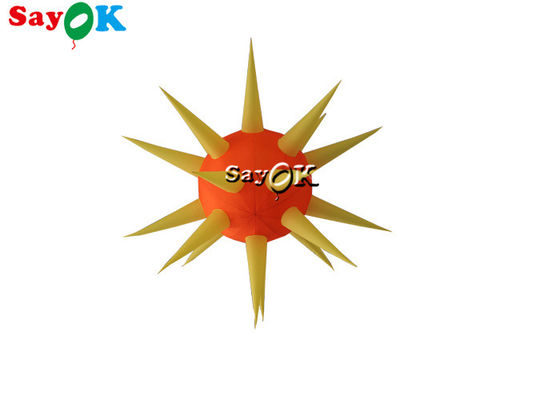 天井はクラブ段階党でき事の装飾のための膨脹可能なLEDのスパイクの球を中断した