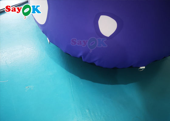 庭190T 4mの膨脹可能なつく装飾LEDの眩ます爆発の花