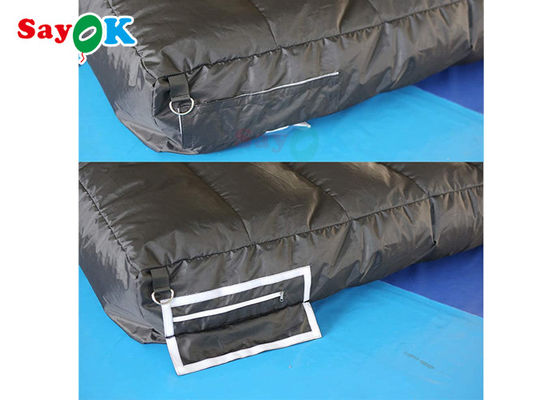 膨らませられる芝生 ブラック 膨らませられるトンネル テント 多機能 活動展覧会