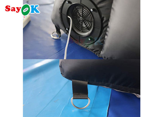 膨らませられる芝生 ブラック 膨らませられるトンネル テント 多機能 活動展覧会