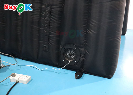 屋外用エアテント 210D オックスフォード ブラック 充気トンネル テント 多機能 活動 展示