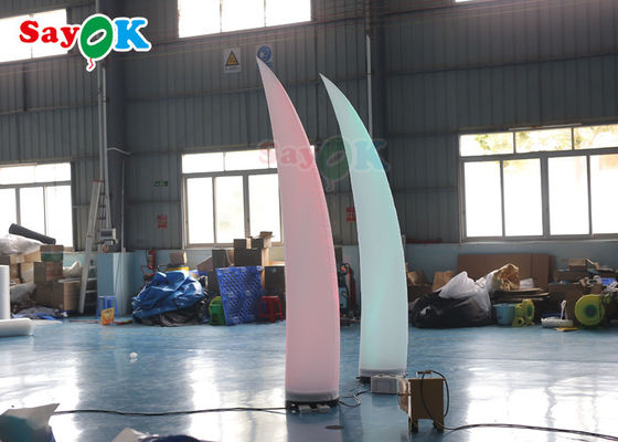 膨脹可能な柱ランプの結婚式の装飾的なつく管をつける独特なアイボリーLED