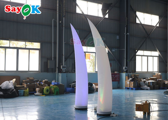 ROHSの膨脹可能なつく装飾3mの三日月の円錐形