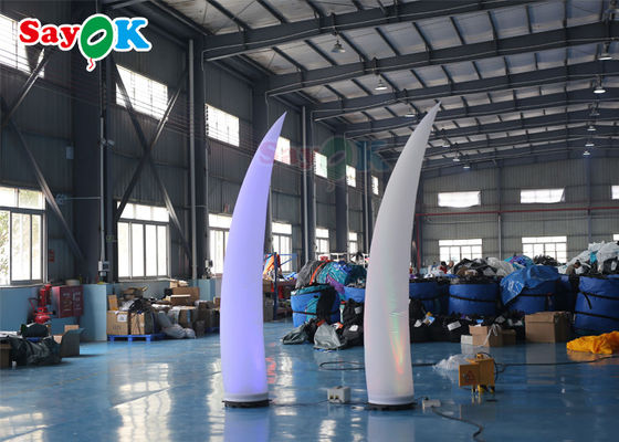 ROHSの膨脹可能なつく装飾3mの三日月の円錐形