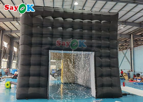 LED ディスコ ナイトクラブ パーティ テント カスタム 充電テント 充電式 ナイトクラブ イベント 成人 黒 キューブハウス