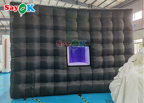 防風充電式ナイトクラブテント LEDライトイベントパーティ装飾 充電式エアテント