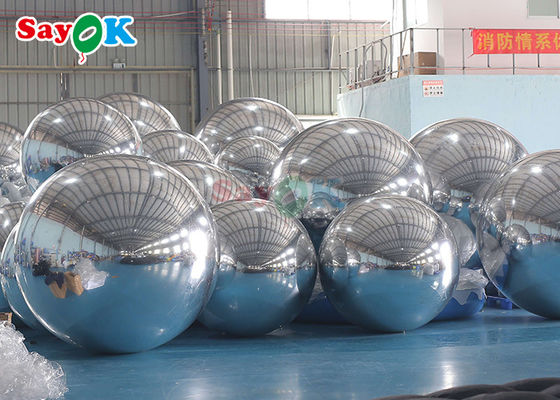 充電式ビーチボール 巨大充電式鏡ボール イベント装飾 PVC浮遊球 パーティのための鏡風船