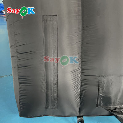 10x6x5.4mH ブラックドーム パーティーのイベントのための充気ステージテント