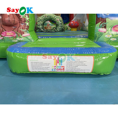 子供のための充電式バウンサー城ゲーム 充電式ハウスパーティ ジャンプ ボンティングとスライド コンボ