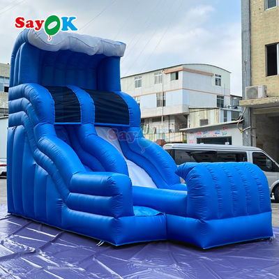 商業用 充電式水上公園 ゲームスライド 屋外水上スライド ジャンプ 充電式水上スライド 大人向け