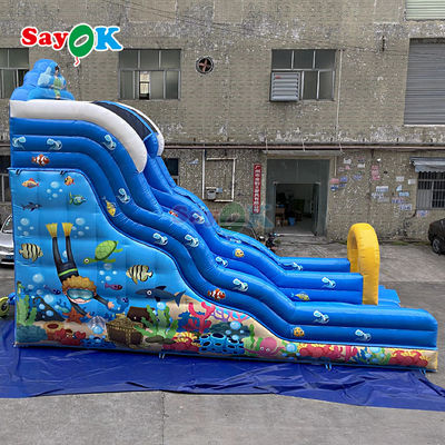 商業用 膨らませられる水スライド 屋外ゲーム 子供のための取り外せる水スライド付き 大きな膨らませられる水スライド
