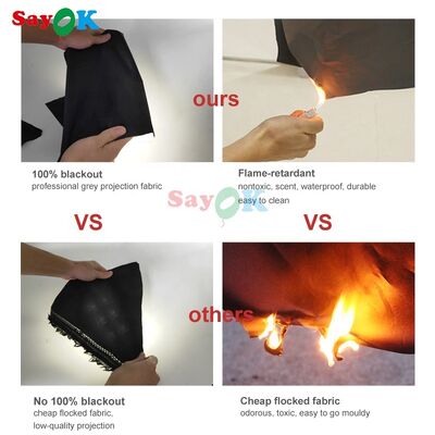 商業用屋外ポータブルプラネタリウムインフレータブルドームテント3Dインフレータブルドーム天体ドームギャラクシーテント