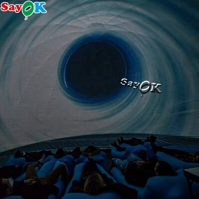 ブラックプロジェクションドームテント 充電式映画テント 移動プラネタリウム 学校用