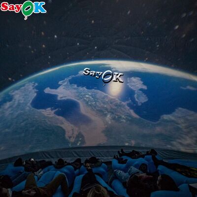 ブラックプロジェクションドームテント 充電式映画テント 移動プラネタリウム 学校用