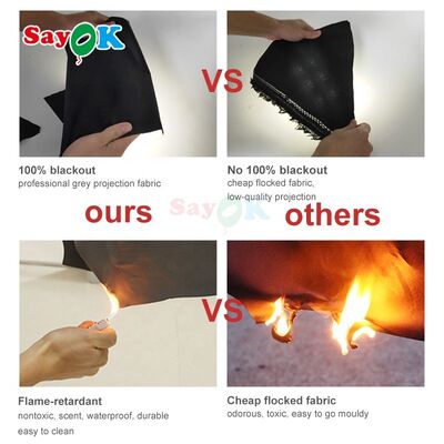 Sayok アウトドア防水インフレータブルドームテント シネマ プラネタリウム 学校教育用