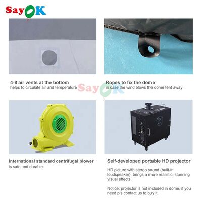 サヨク学校 天文学 膨張式投影ドーム テント 膨張式投影惑星館 テント 惑星館ドーム