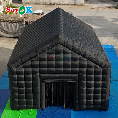 Portable Inflatable Nightclub Tent with Waterproof Oxford Cloth, Customizable LED Lighting, and Quick Setup for Outdoor Events
