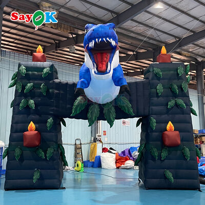 Custom Dinosaur Inflatable Arch for Outdoor Event Festival Advertising