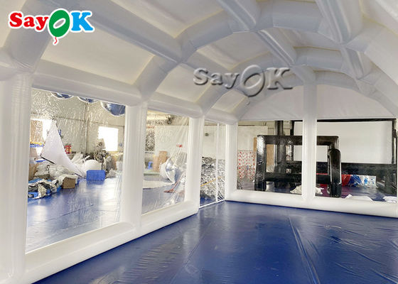 オーダーメイド 充気テント パーティ プール エアテント 防風 PVC 充気プールカバー テント