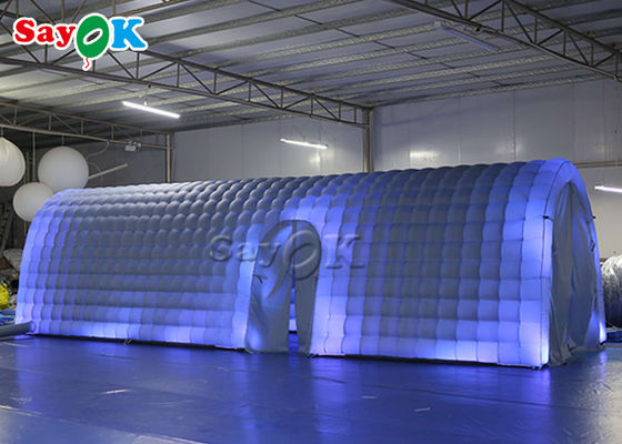 オーダーメイド 充気テント オックスフォード布 ホワイト パーティ 充気トンネル テント