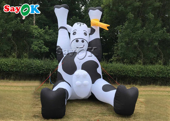 吹き飛ばす アニメ キャラクター PVC ターパウリン 吹き飛ばす 吹き飛ばす 牛乳 農場の装飾用