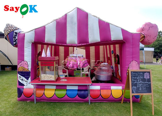 最高の充電テント 充電作業テント 携帯型PVCキャンディーフロス 充電式エアテント 防水