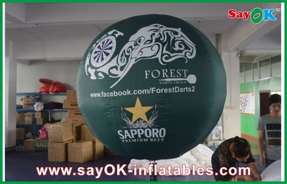 190T ナイロン布の膨脹可能な球の昇進のためのアルミニウム立場 Dia 1 - 3m