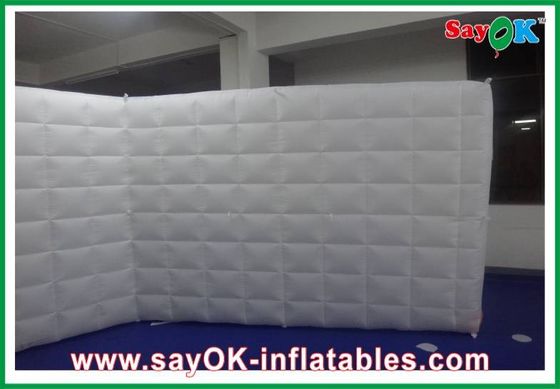 オーダーメイド 充気テント 家族 空気 充気隔壁 / 吹き上げ LED ライト 婚礼のための共同壁