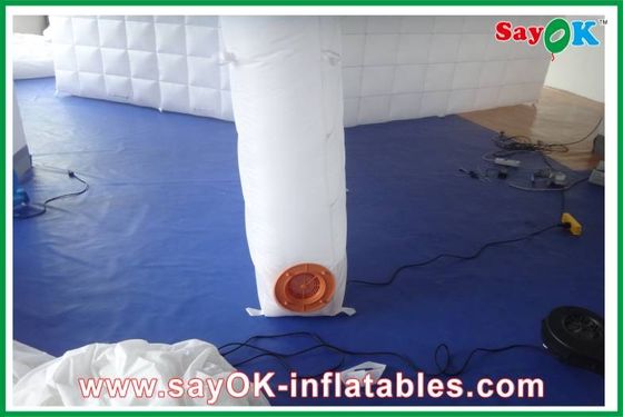 オーダーメイド 充気テント 家族 空気 充気隔壁 / 吹き上げ LED ライト 婚礼のための共同壁