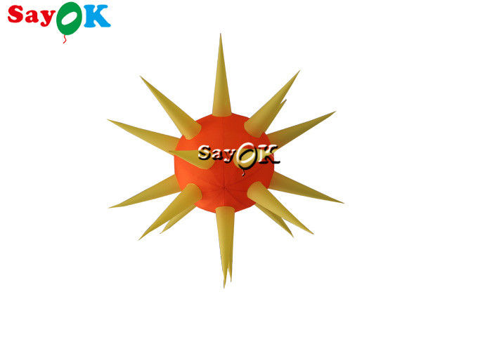 天井はクラブ段階党でき事の装飾のための膨脹可能なLEDのスパイクの球を中断した