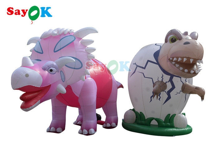 充気型広告キャラクター 4m 充気型巨大恐竜 祝日飾り 風力抵抗