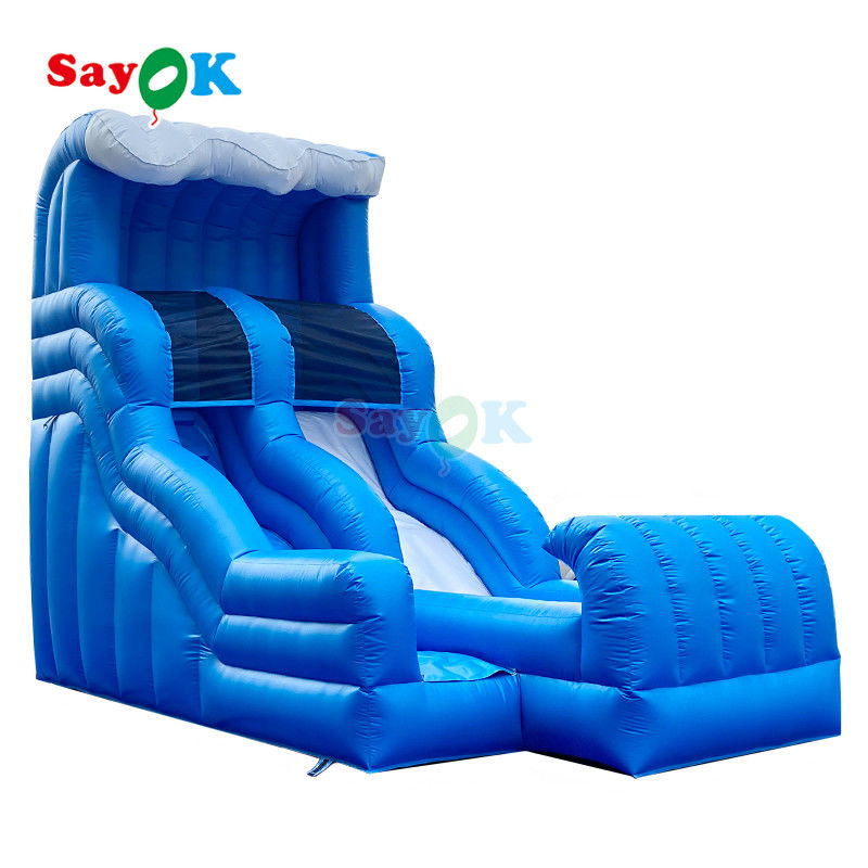 商業用 充電式水上公園 ゲームスライド 屋外水上スライド ジャンプ 充電式水上スライド 大人向け