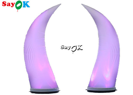 結婚のでき事の装飾のためにアイボリー2.5mの多色刷りの膨脹可能なつく装飾LED