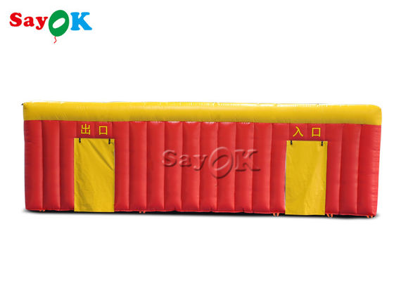 テント火災訓練のための膨脹可能な8mの26.5ft膨脹可能な空気テントの火の教育の家