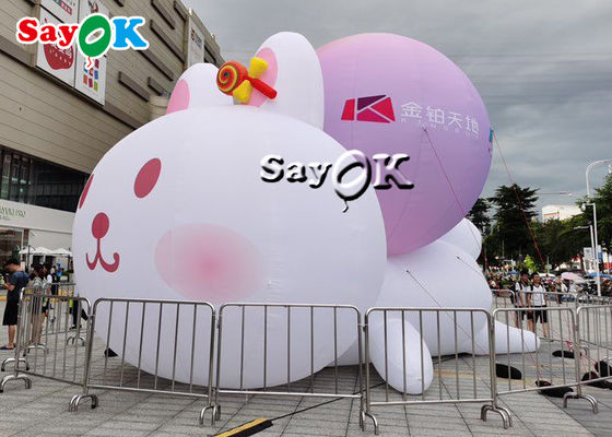 充電可能なウサギ 充電可能な漫画キャラクター RGB LED照明 屋外ショッピングモールの装飾